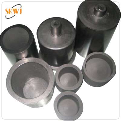 Graphite crucible for melting aluminium