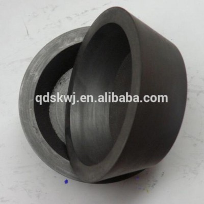 Graphite crucible for melting metal