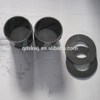 Flexible graphite sheet for sealing material