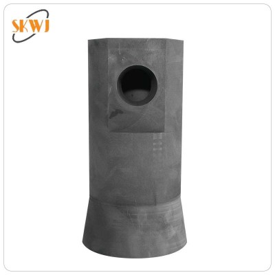 Graphite crystallizer for copper pipe continuous casting